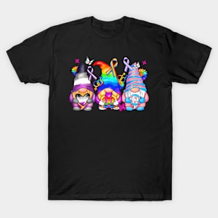 Cute  Gnomes,  LGBT Pride Gay Equality T-Shirt